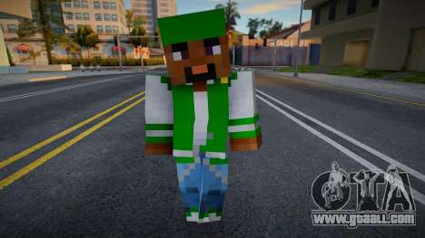 Minecraft Ped Fam2 for GTA San Andreas
