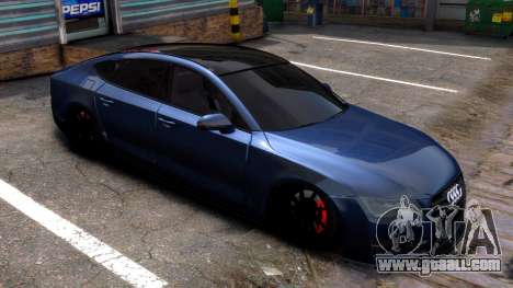 Audi A7 Blue for GTA 4