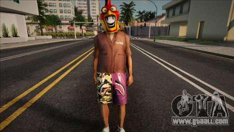 Ped with Tenkuu Shinpan Mask 2 for GTA San Andreas