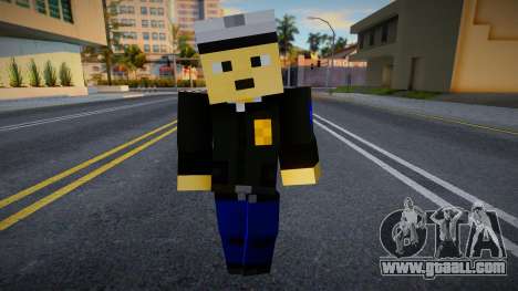 Minecraft Ped Lapdm1 for GTA San Andreas
