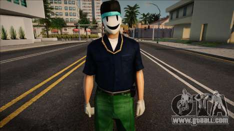 Ped with Tenkuu Shinpan Mask 1 for GTA San Andreas