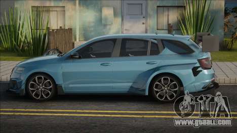 Skoda Octavia VRS A7 Blue for GTA San Andreas