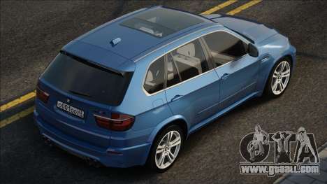 BMW X5m E70 Blue for GTA San Andreas
