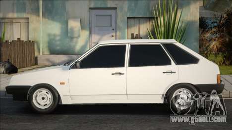 Vaz 2109 White ver1 for GTA San Andreas