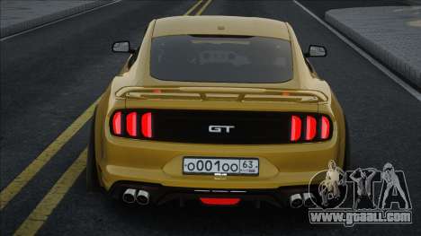 Ford Mustang (Yellow) for GTA San Andreas