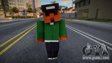 Minecraft Ped Ryder for GTA San Andreas