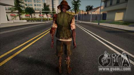 An old man after the zombie apocalypse for GTA San Andreas