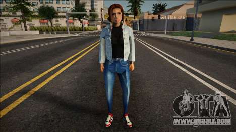 Oksana in a denim jacket for GTA San Andreas