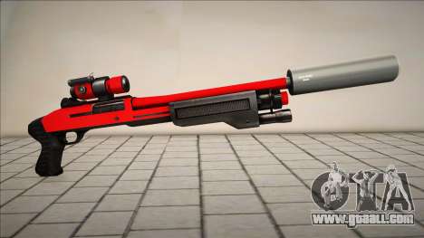 Red Gun Elite Chromegun for GTA San Andreas