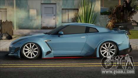 Nissan GTR R35 [Blue] for GTA San Andreas
