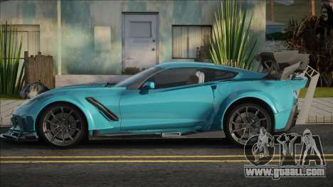 Chevrolet Corvette Blue for GTA San Andreas