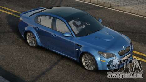 BMW M5 E60 [Blue] for GTA San Andreas