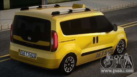 LowPoly Fiat Doblo Taksi Modu for GTA San Andreas