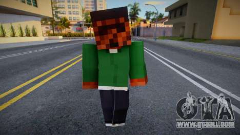 Minecraft Ped Ryder3 for GTA San Andreas
