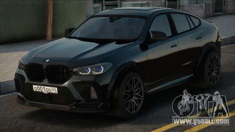 BMW X6m Competition Blek for GTA San Andreas