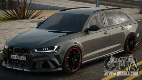 Audi RS6 New for GTA San Andreas