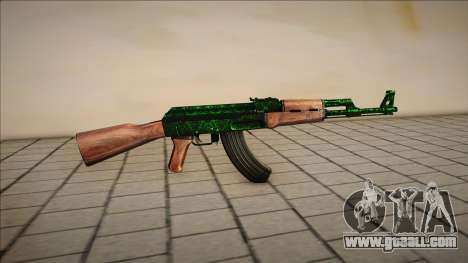 Green AK-47 [v1] for GTA San Andreas