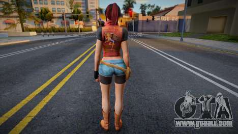 DOA Hitomi [Claire Redfield Cosplay] for GTA San Andreas