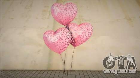 Pink Heart Balloons for GTA San Andreas