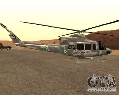 Iranian bell  206 digital camo - AJA for GTA San Andreas