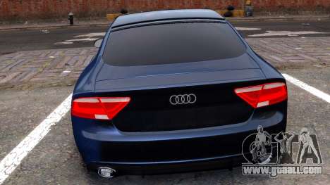 Audi A7 Blue for GTA 4