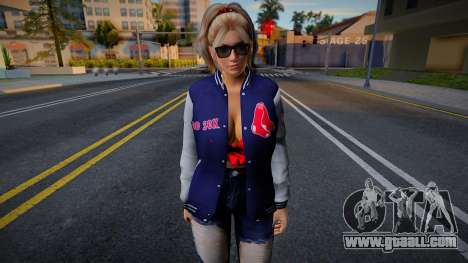 DOAXVV Helena Douglas - Varsity Jacket Boston Re for GTA San Andreas