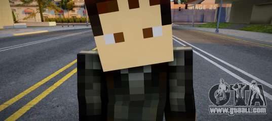 Minecraft Ped Claude for GTA San Andreas