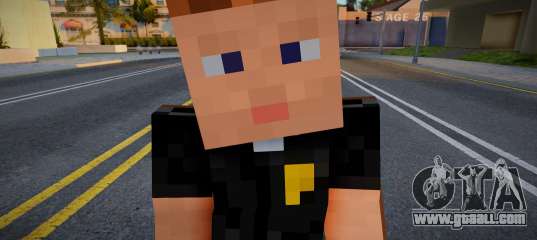 Minecraft Ped Pulaski for GTA San Andreas