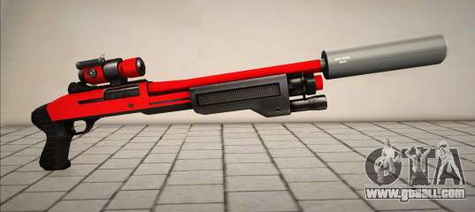 Red Gun Elite Chromegun For Gta San Andreas