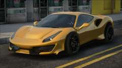 Ferrari Pista 488 Yellow for GTA San Andreas