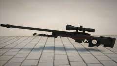 Red-Black Sniper Rifle for GTA San Andreas