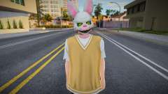 Skin With Rabbit Mask for GTA San Andreas