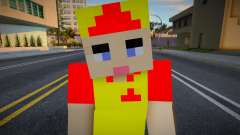 Minecraft Ped Wmypizz for GTA San Andreas