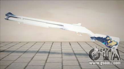 White Chromegun for GTA San Andreas