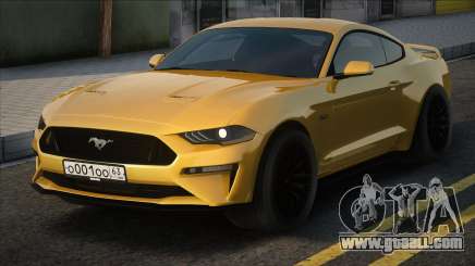 Ford Mustang (Yellow) for GTA San Andreas