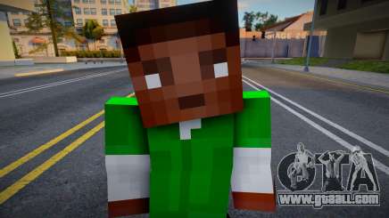 Minecraft Ped Fam3 for GTA San Andreas