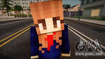 Minecraft Ped Wfystew for GTA San Andreas