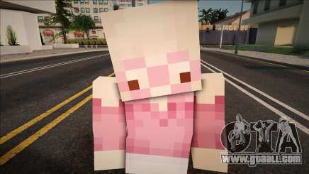 Minecraft Ped Wfost for GTA San Andreas