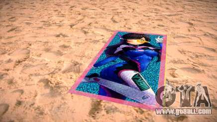 Beach towel textures for GTA San Andreas