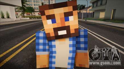 Minecraft Ped Swmyhp1 for GTA San Andreas