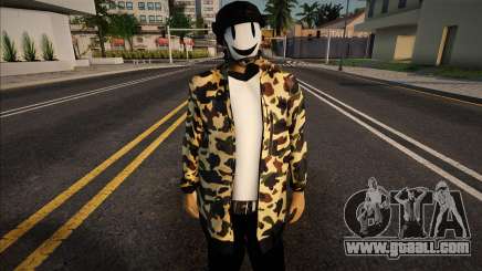 Ped with Tenkuu Shinpan Mask 3 for GTA San Andreas