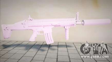 Pink M4 for GTA San Andreas