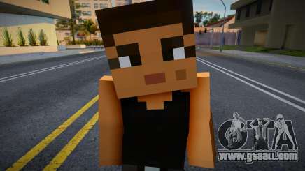 Minecraft Ped Cat for GTA San Andreas