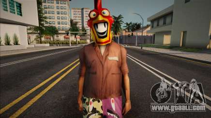 Ped with Tenkuu Shinpan Mask 2 for GTA San Andreas