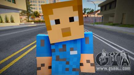 Minecraft Ped Dwayne for GTA San Andreas