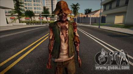 An old man after the zombie apocalypse for GTA San Andreas