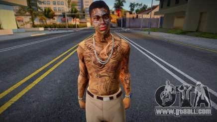 Tattoo man [Face and body] for GTA San Andreas