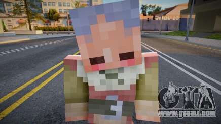 Minecraft Ped Dnfolc1 for GTA San Andreas