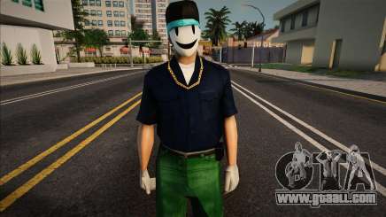 Ped with Tenkuu Shinpan Mask 1 for GTA San Andreas