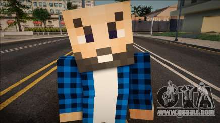 Minecraft Ped Hmost for GTA San Andreas